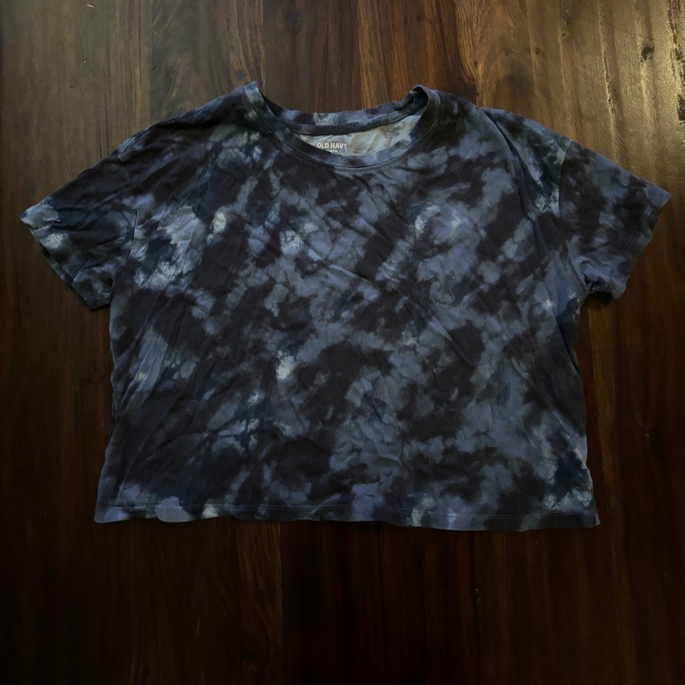 old navy tie dye crop